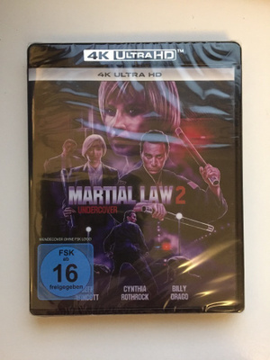 Martial Law 2 (4K Ultra HD) Cynthia Rothrock (1991) UUSI