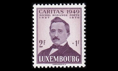 Luxemburg 465 ** Caritas runoilija 2+1 Fr (1949)