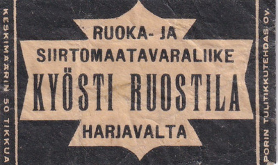 Harjavalta, Kyösti Ruostila     sk2/8