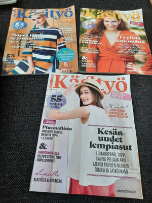 Käsityölehtiä , monta erilaista