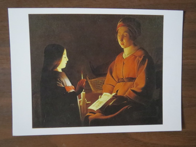 Georges de La Tour: The Education Of The Virgin taidekortti