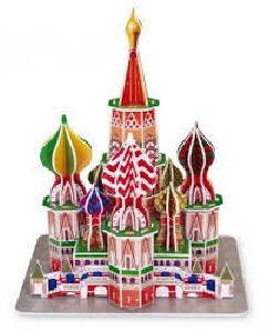 3D-palapeli St.Basil`s Cathedral. uusi 3D-palapeli