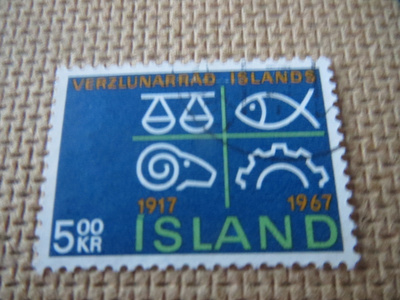 Islanti 1967: islantilainen kauppakamari 50 v.