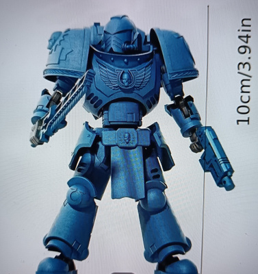 WARHAMMER Space Marine koottava figuuri (UUSI)