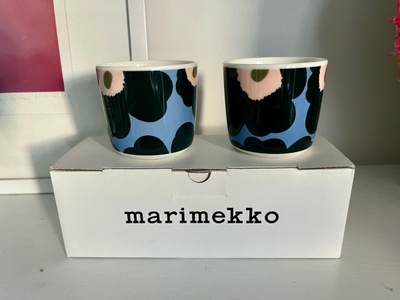 Marimekko Oiva Unikko korvaton kuppi 2dl 25€/1kpl