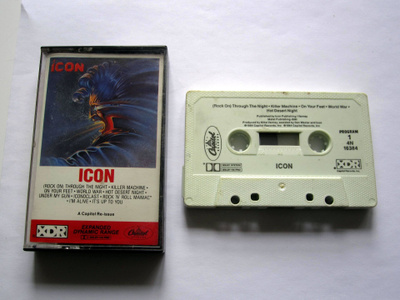 ICON "1984" C-KASETTI Usa Melodic Hard Rock-klassikko