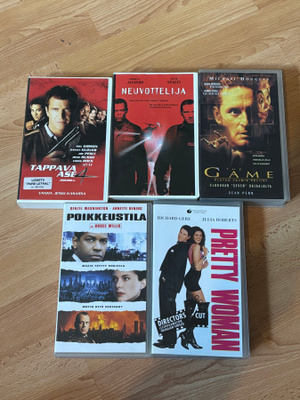 VHS paketti Suomitekstit ja kannet