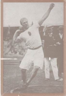 Postikortti, ELMER NIKLANDER, Tukholman Olympiakisoissa 1912