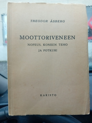 Åsberg : Moottoriveneen nopeus koneen teho js potkuri