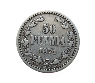 50 penniä 1871