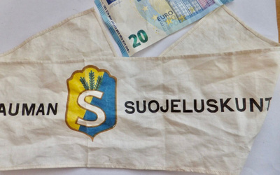VANHA Hihanauha Suojeluskunta Rauma