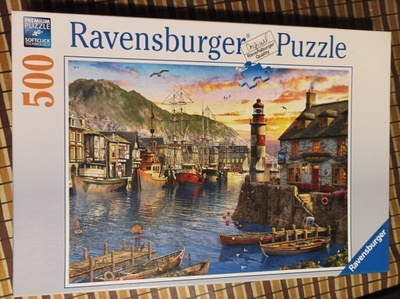 Ravensburger palapeli 500 palaa  Sunrise at the port