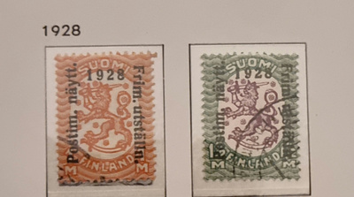 1928 Postimerkkinäyttely - o
