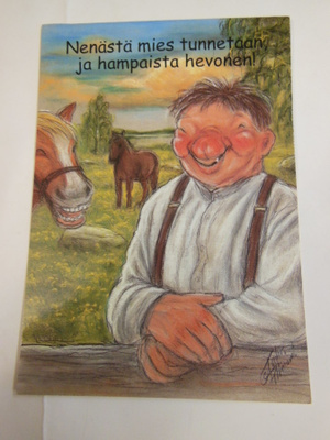 Peltoniemi: Nenästä mies tunnetaan...