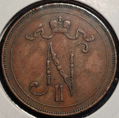 10 PENNIÄ 1908