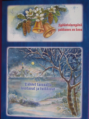 Ingrid Elf kirkko kuutamolla