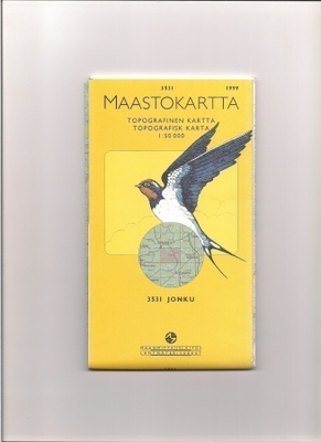 Maastokartta 1:50 000 Jonku