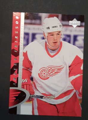Rookie Anders Eriksson, Red Wings 1995-96