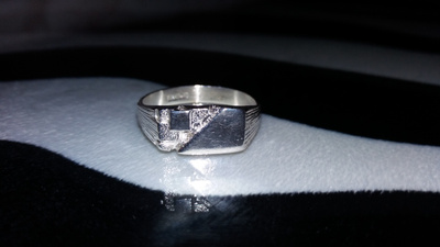 Desing Raimo Marno hopea sormus RM 925