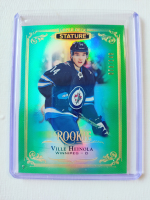 Ville Heinola - 19-20 UD Stature Green Rookie /149