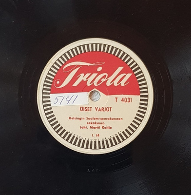Savikiekko 1951 - Helsingin Saalem seurakunta Triola T 4031