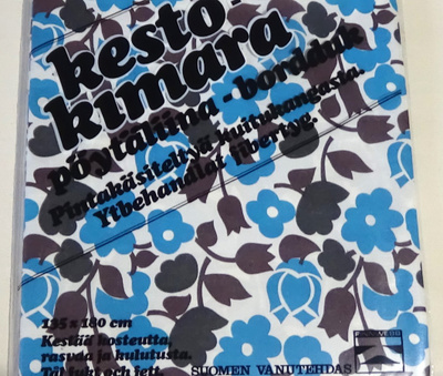 Retro Kestokimara pöytäliina Suomen Vanutehdas