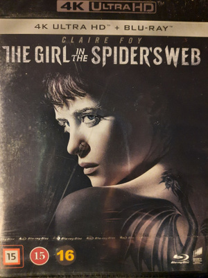 THE GIRL IN THE SPIDER'S WEB BLU-RAY 4K UHT UUSI