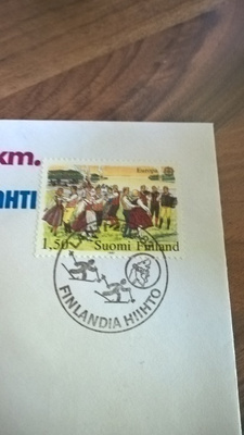 Kuori Finlandia hiihto 1982 erikoisleimalla