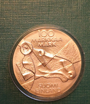Suomi    100 mk .  ATENEUM ,  -v  1999.  Kl  UNC