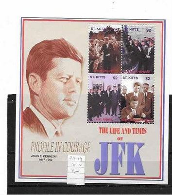 KITTS-JFK-KENNEDY-Mi 711-14**