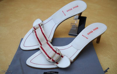 ALE:AIDOT(390$)Miu miu by Prada valk.sandaalit,kuin uudet,37