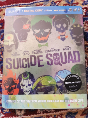 Suicide Squad UUSI Steelbook blu-ray