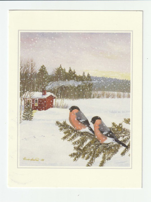 Postikortti, TAIDE, Paavo Laine, SAUNA LÄMPIÄÄ