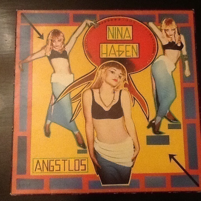 NINA HAGEN / ANGSTLOS  - LP