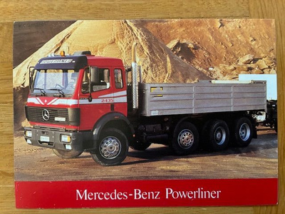 Kuva Mercedes SK-sarja 2435 Powerliner 1989-1990 postikortti