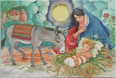kortti ** Madonna - erilaisia joulukortteja
