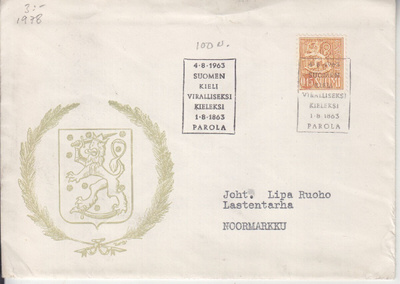 Erikoisleima 1,8-1965 Suomen kieli