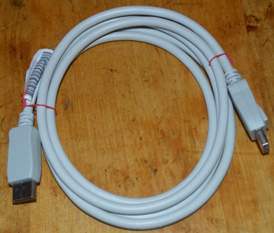 Harmaa displayport kaapeli 1,9m