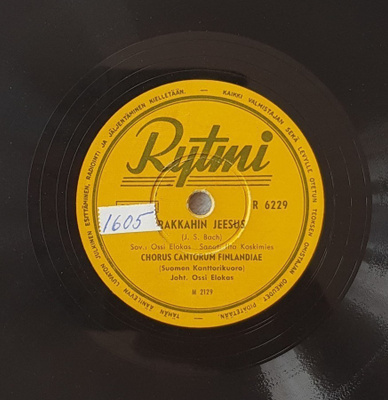 Savikiekko 1954 - Suomen kanttorikuoro - Rytmi - R 6229