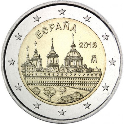 Espanja 2013 2 € El Escorial UNC