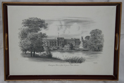 Buckingham Palace aiheinen tarjotin