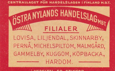 Östra Nylands Handelslag mbt   3/15