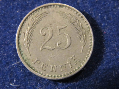 25 penniä 1930