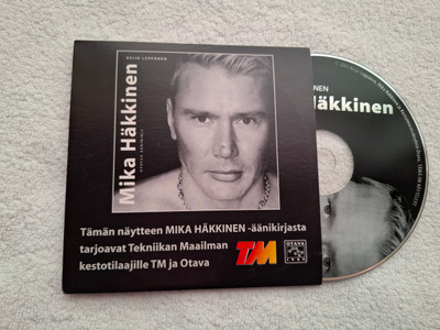Mika Häkkinen äänikirjanäyte -esittely CD