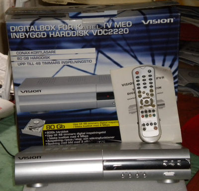 Digiboxi - Vision VDC 2220 PVR - varaosiksi / korjattavaksi