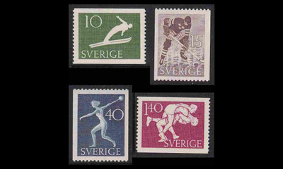 Ruotsi 379-82 ** Urheilu (1953)