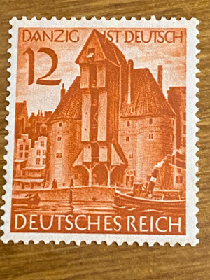 SAKSA REICH 1939 DANZIGIN LIITTÄMINEN SAKSAAN**