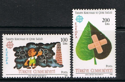 Turkki 1986 - Europa CEPT  ++