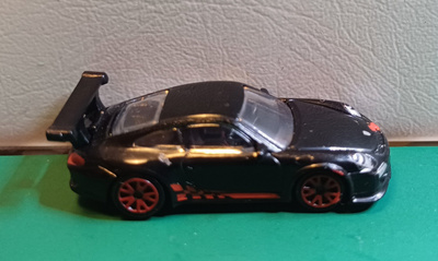 Pieni leluauto, musta -- Small toy car, black