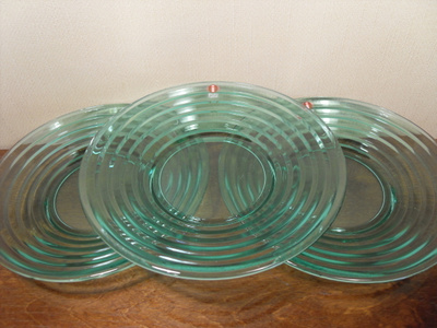 IITTALA:  AALTO LAUTASET Vihreät
